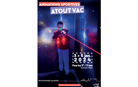 Vacances de Noël _ ATOUT VAC du 2 au 5 janvier 2024